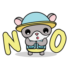 Hamster and Fish sticker #3011425