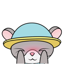 Hamster and Fish sticker #3011428