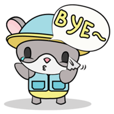 Hamster and Fish sticker #3011437