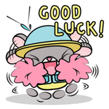 Hamster and Fish sticker #3011439