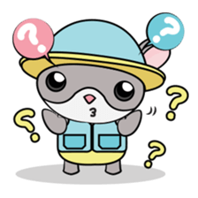 Hamster and Fish sticker #3011440