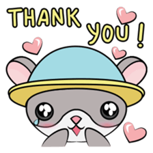 Hamster and Fish sticker #3011442