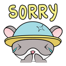 Hamster and Fish sticker #3011444