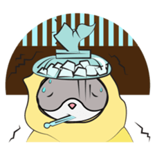 Hamster and Fish sticker #3011445
