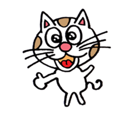 Kyi of mischief cat sticker #3011491