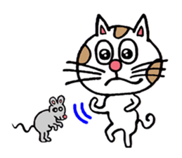 Kyi of mischief cat sticker #3011499