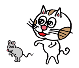 Kyi of mischief cat sticker #3011500