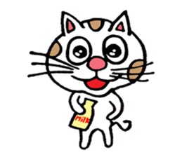 Kyi of mischief cat sticker #3011501