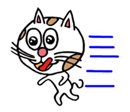 Kyi of mischief cat sticker #3011514