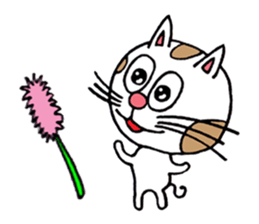 Kyi of mischief cat sticker #3011526