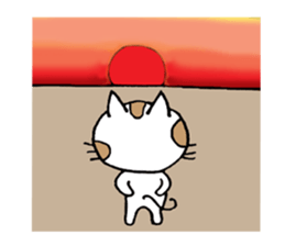 Kyi of mischief cat sticker #3011530