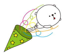 The white bear for events sticker #3011612