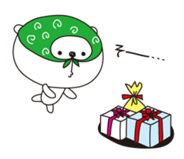 The white bear for events sticker #3011622