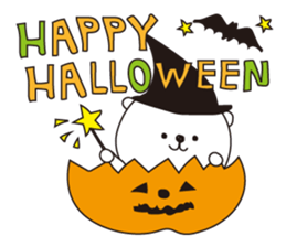 The white bear for events sticker #3011644