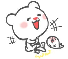 Polar Bear Ku-chan: Reactions edition sticker #3011972