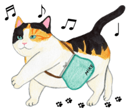 Calico cat's Diary sticker #3012051