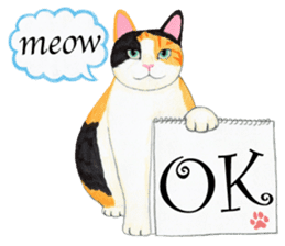 Calico cat's Diary sticker #3012067