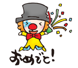 two pierrots sticker #3012135