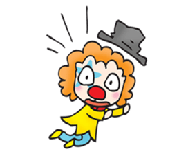 two pierrots sticker #3012141