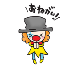 two pierrots sticker #3012156