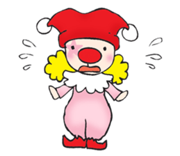 two pierrots sticker #3012166