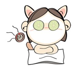 Nu Meaw is back sticker #3012627