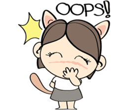 Nu Meaw is back sticker #3012639