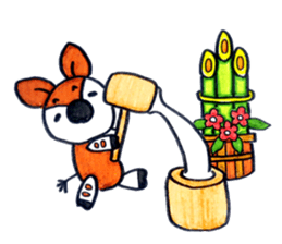 One year of the OKAPIN sticker #3012651