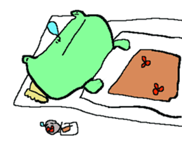 frogs and pandas sticker #3012896