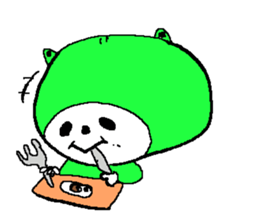 frogs and pandas sticker #3012898