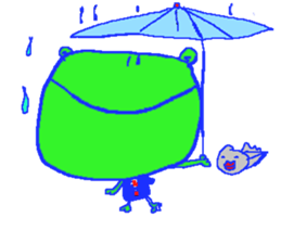 frogs and pandas sticker #3012900