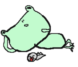 frogs and pandas sticker #3012903