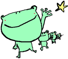 frogs and pandas sticker #3012908