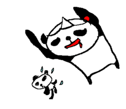 frogs and pandas sticker #3012922