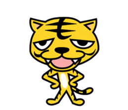 A lovely tiger Sticker sticker #3012947