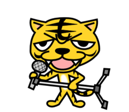 A lovely tiger Sticker sticker #3012950