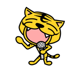 A lovely tiger Sticker sticker #3012952