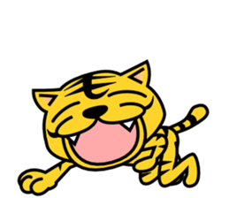 A lovely tiger Sticker sticker #3012958