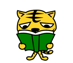 A lovely tiger Sticker sticker #3012965