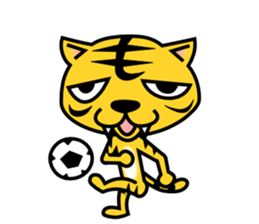 A lovely tiger Sticker sticker #3012966