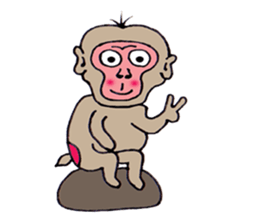 Jie monkey sticker #3013013