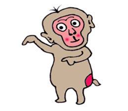 Jie monkey sticker #3013014