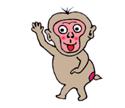 Jie monkey sticker #3013015