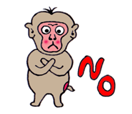 Jie monkey sticker #3013020