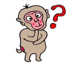Jie monkey sticker #3013023