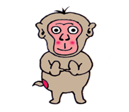 Jie monkey sticker #3013031