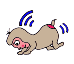 Jie monkey sticker #3013036