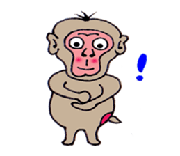 Jie monkey sticker #3013037