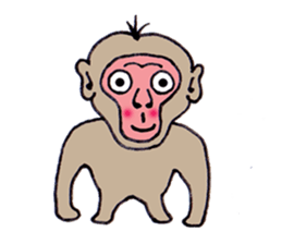 Jie monkey sticker #3013039