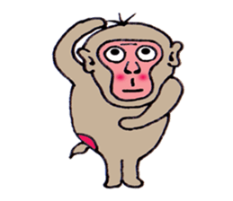 Jie monkey sticker #3013045